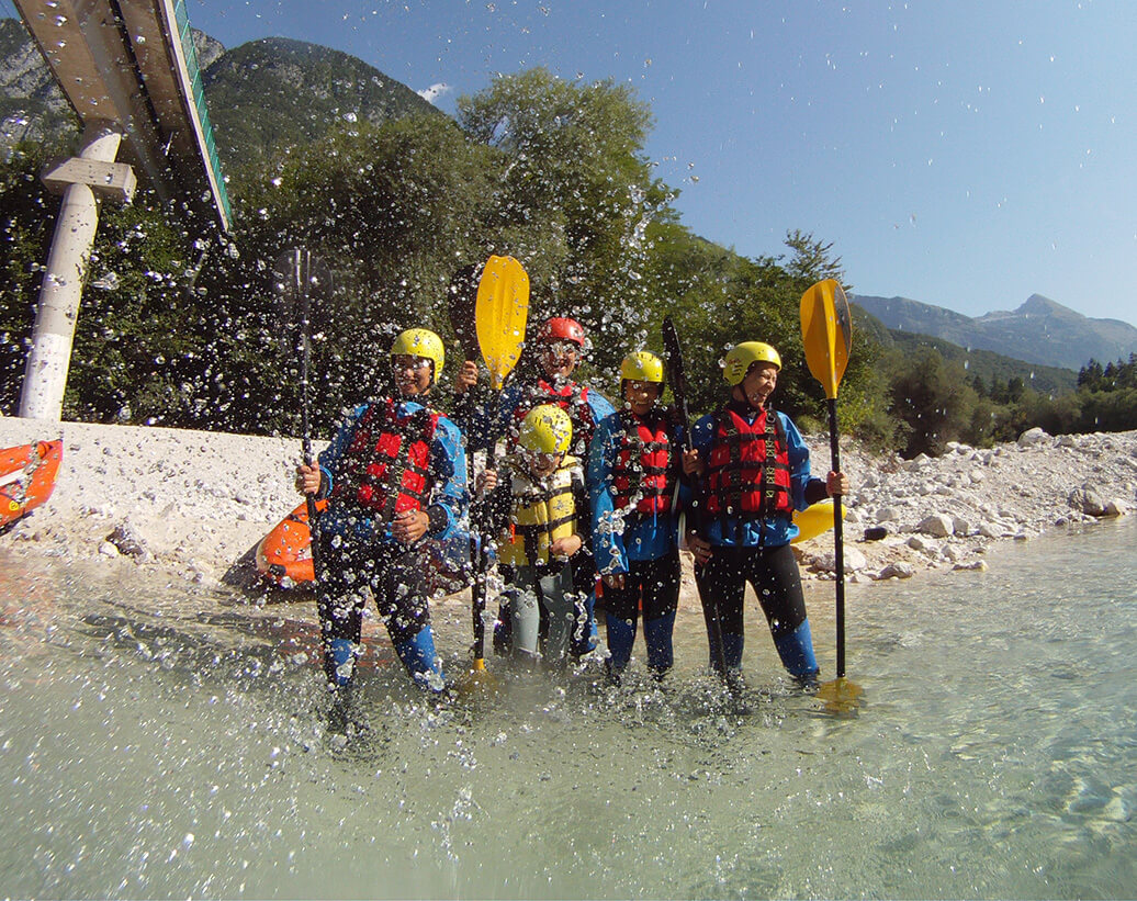 Whitewater kayaking tour Bovec | Whitewater kayaking tour is one of the whitewater activity of Kayaking Canyoning package