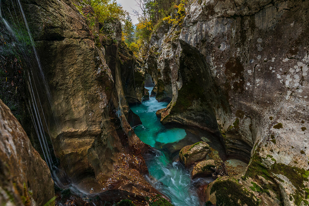 Velika korita Lepena - Big gorge Lepena, Bovec